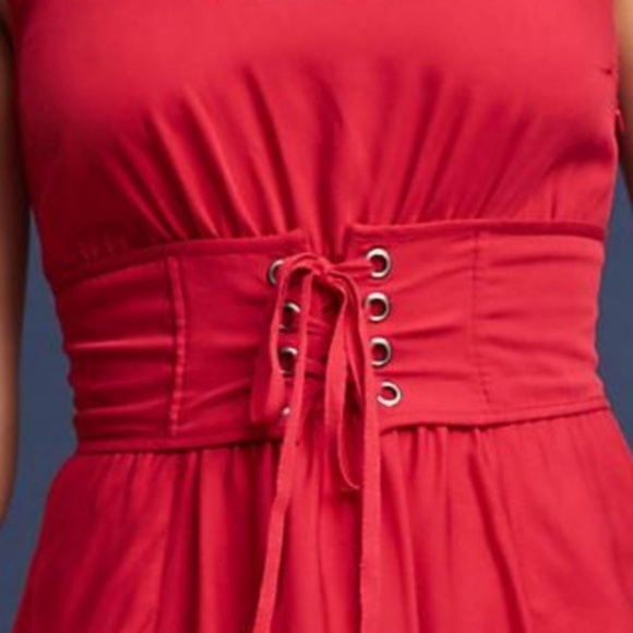 Anthropologie Corseted Midi Dress - Picture 4 of 8